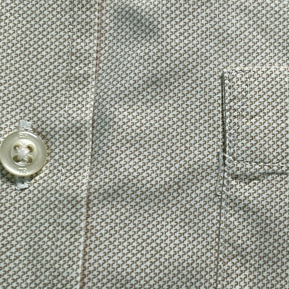 Banana Republic Shirts Mens Small Long-sleeve Button-Down Geometric Clas… - Picture 4 of 8